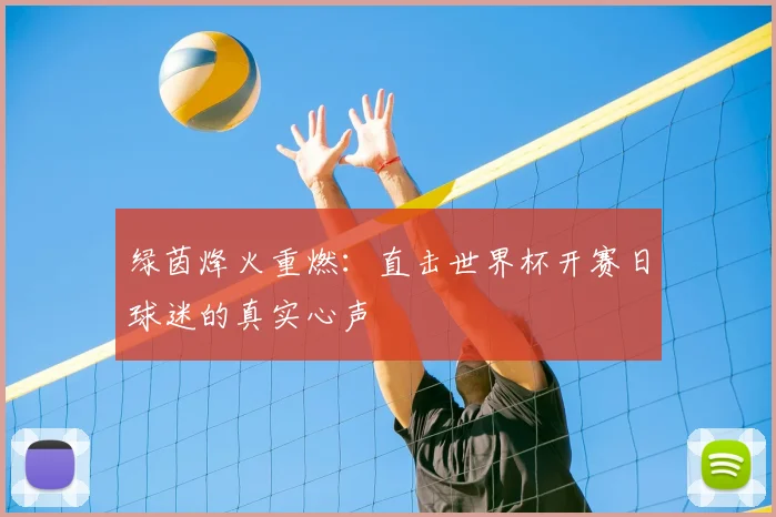 绿茵烽火重燃:直击世界杯开赛日球迷的真实心声