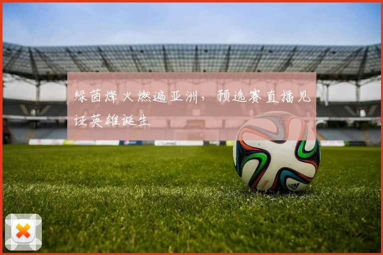 绿茵烽火燃遍亚洲,预选赛直播见证英雄诞生