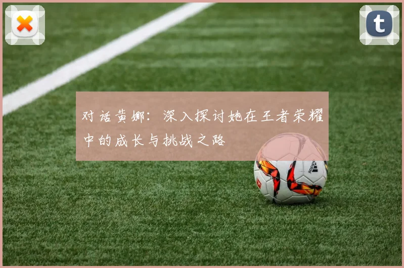 对话黄娜:深入探讨她在王者荣耀中的成长与挑战之路