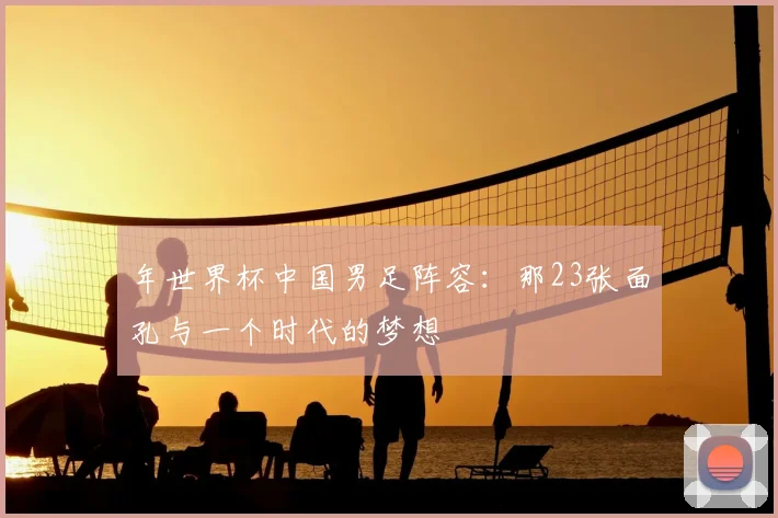 年世界杯中国男足阵容：那23张面孔与一个时代的梦想